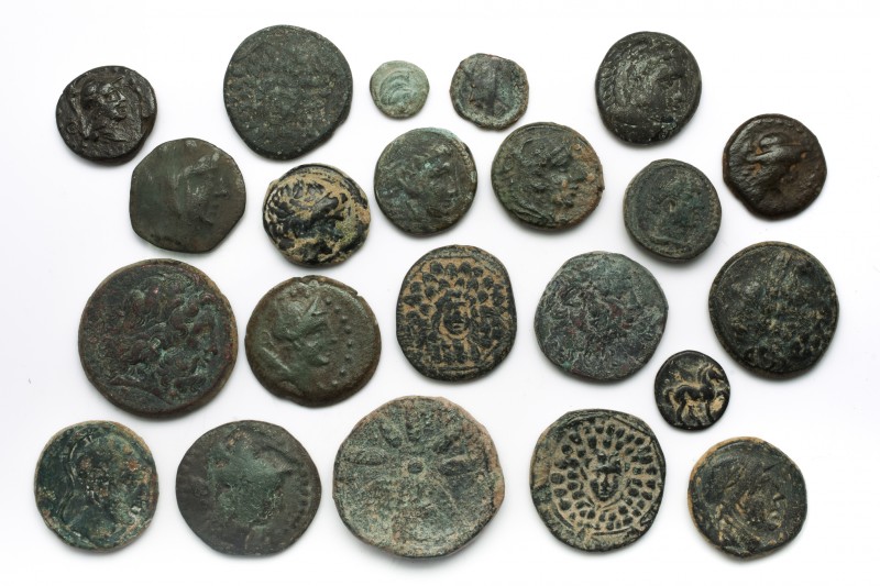 Mixed Ancient Coins Lot - as seen. Set of 23: 9.5 - 27.2mm / 144.4g