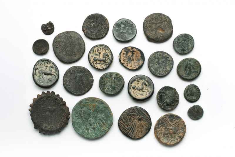 Mixed Ancient Coins Lot - as seen. Set of 21: 8.3 - 27.6mm / 114g