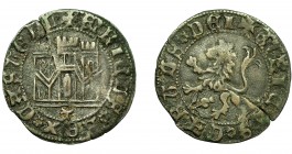 REINOS DE CASTILLA Y LEÓN. ENRIQUE IV. Maravedí. Toledo. VE 2,41 g. 25,7 mm. III-807. BMM-975. Fina grieta. MBC.