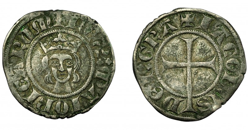 REINO DE MALLORCA. JAIME DE MALLORCA (1276-1311). Dobler. Mallorca. VE 1,89 g. 2...