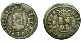 FELIPE IV. 8 maravedís. 1662. Coruña. R. AC-316. MBC-.