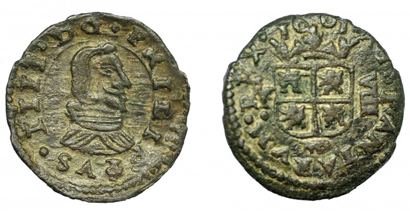 FELIPE IV. 8 maravedís. 1661. Madrid. Y. AC-385. MBC.