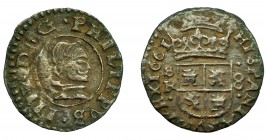 FELIPE IV. 8 maravedís. 1661. Segovia. R. AC-405. MBC-.