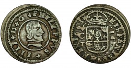 FELIPE IV. 16 maravedís. 1663. Córdoba. TM. AC-444. MBC-/MBC.