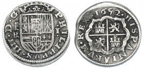 FELIPE IV. Real. 1652. Segovia. BR. AC-795. Oxidaciones. MBC-/MBC.