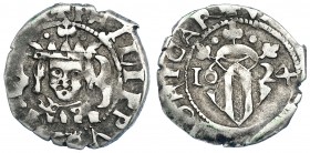 FELIPE IV. Dieciocheno. 1624. Valencia. Sin valor. AC-813. MBC.