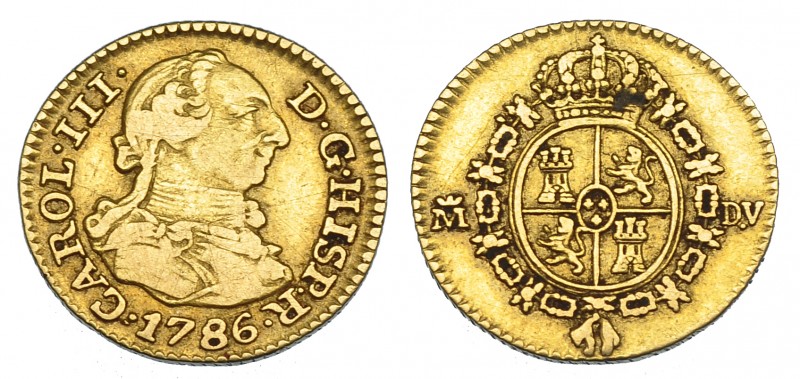 CARLOS III. 1/2 escudo. 1786. Madrid. DV. VI-1065. MBC.