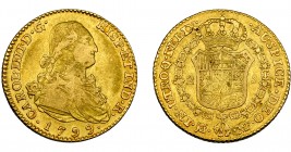 CARLOS IV. 2 escudos. 1799. Madrid. MF. VI-1048. MBC-.