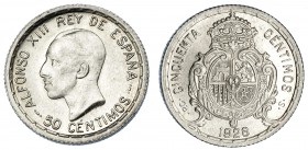 ALFONSO XIII. 50 céntimos. 1926. Madrid. PCS. VII-148. SC.