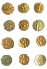 MONEDA EXTRANJERA. INDIA. Lote de 6 monedas de 1 fanam. Mysore. Siglo XVIII. MBC/EBC.