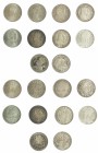 MONEDA EXTRANJERA. SUECIA. Lote de 10 monedas: kronor 1921 (2: KM-799), 1897 (2: KM-762), 1932 (2: KM-805), 1938 (2: KM-807) y 1907 (2: KM-776). De EB...