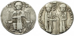 MONEDA EXTRANJERA. ESTADOS ITALIANOS. VENECIA. Grosso. Ranieri Zeno (1253-1268). Paolucci-1. AR 1,94 g. 20,1 mm. MBC-.