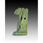 EGIPTO. Baja Época. 664-332 a.C. Fayenza. Amuleto con representación de dios Thot. Altura 19 mm