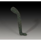 HISPANIA ANTIGUA. Cultura ibérica. Exvoto (IV-II a.C.). Bronce. Altura 4,4 cm.