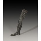 HISPANIA ANTIGUA. Cultura ibérica. Exvoto (IV-II a.C.). Bronce. Altura 3,6 cm.