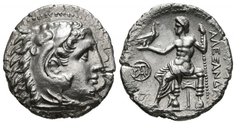 REYES DE MACEDONIA, Alejandro III, Magno. Dracma. (Ar. 3,58g/19mm). 336-323 a.C....