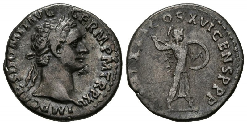 DOMICIANO. Denario. (Ar. 3,38g/20mm). 86 d.C. Roma. (RIC 454). MBC+/MBC.