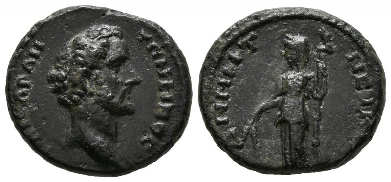 ANTONINO PIO. Ae17. (Ae. 3,80g/17mm). 138-161 d.C. Bitinia, Nicomedia. (RIC 5588...
