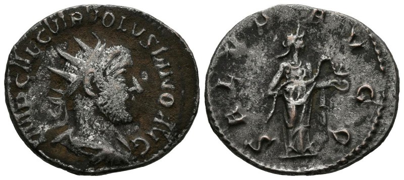 VOLUSIANO. Antoniniano. (Ar. 3,12g/21mm). 251-253 d.C. Roma. (RIC 184). BC+/MBC-...