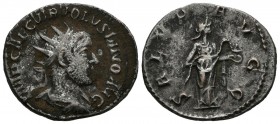 VOLUSIANO. Antoniniano. (Ar. 3,12g/21mm). 251-253 d.C. Roma. (RIC 184). BC+/MBC-.