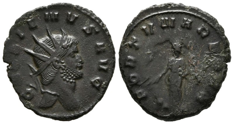 GALIENO. Antoniniano. (Ae. 3,87g/22mm). 265-267 d.C. Siscia. (RIC 572). Anv: GAL...