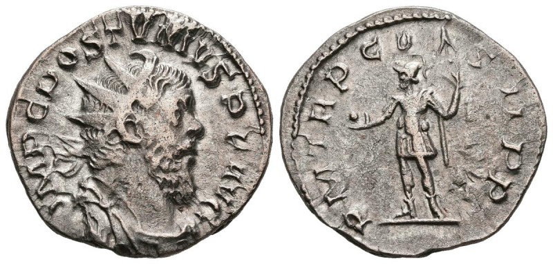 POSTUMO. Antoniniano (Ar. 3,20g/21mm). 261 d.C. Treveri. (RIC 54). Anv:Busto rad...