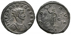 PROBO. Antoniniano. (Ae. 4,07g/21mm). 280 d.C. Siscia. (RIC 706). Anv: IMP C PROBVS P F AVG. Busto laureado de Probo a derecha con coraza. Rev: PAX AV...