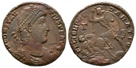 CONSTANCIO II. Follis. (Ae. 5,35g/21mm). 351-354 d.C. Cícico. (RIC 92). MBC+.