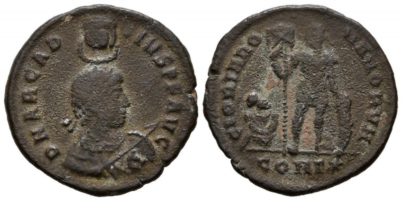 ARCADIO. Centenional. (Ae. 4,52g/22mm). 383 d.C. Constantinopla. (RIC 53b). BC.