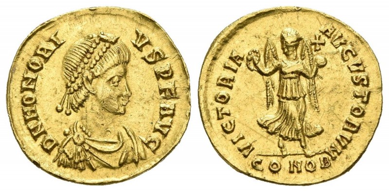 HONORIO. Tremisis. (Au. 1,31g/14mm). 408-420 d.C. Constantinopla. Anv: D N HONOR...