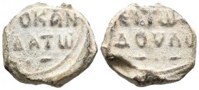 IMPERIO BIZANTINO. Sello monetiforme. (Pb. 7,08g/19mm). MBC.