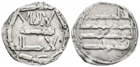 EMIRATO INDEPENDIENTE. Hisham I. Dirham. (Ar. 1,39g/23mm). Al-Andalus. 173H. (Vives 71; Miles 64). MBC. Recortado.