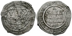 CALIFATO DE CORDOBA. Al-Hakam II. Dirham. (Ar. 3,24g/24mm). 350H. Madinat al-Zahra. (Vives 447). Con Yahya en IIA. MBC+.