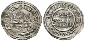 CALIFATO DE CORDOBA. Muhammad II al-Mahdi. Dirham. (Ar. 3,25g/25mm). 400H. Al-Andalus. (Vives 688; Frochoso 400.172d). Citando Ibn Maslamah en I.A. MB...