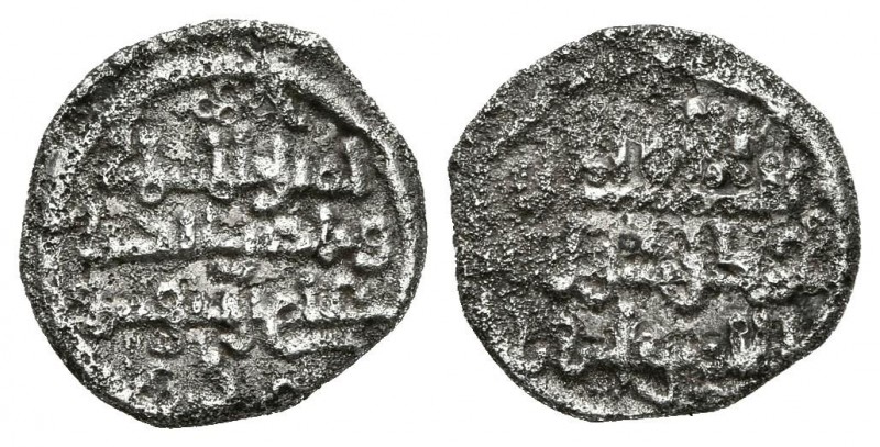 ALMORAVIDES. Ali ibn Yusuf con Emir Tashfin. Quirate. (Ar. 0,59g/11mm). 533-537H...