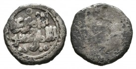 ALMORAVIDES. Ali ibn Yusuf con Emir Sir. 1/2 Quirate. (Ar. 0,45g/10mm). 522-533H. (Vives no cita; Benito Cd5). Muy raro ejemplar.