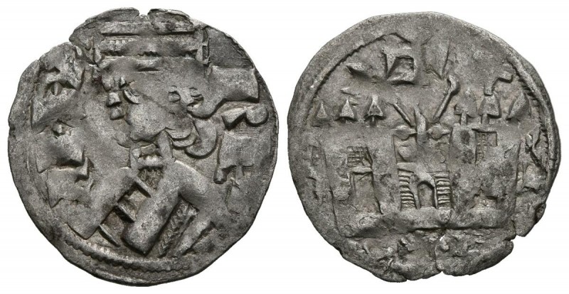 ALFONSO VIII (1158-1214). Dinero. (Ve. 0,87g/17mm). S/D. Marca de ceca Creciente...