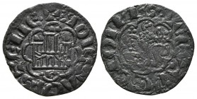 ALFONSO X (1252-1284). Noven (Ve. 0,68g/17mm). Burgos. B bajo el castillo. (Bautista-394). MBC.