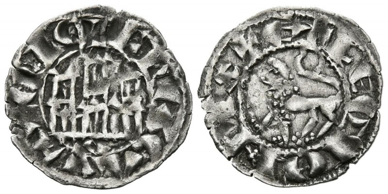 INFANTE DON ENRIQUE (1259). Dinero. (Ve. 0,70g/19mm). Sevilla. (FAB 292.1). Anv:...
