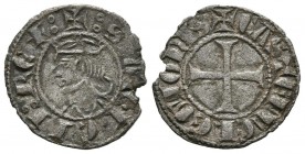 SANCHO IV (1284-1295). Seisen. (Ve. 0,64g/16mm). Sin marca de ceca. (FAB-No cita). Anv: Busto coronado a izquierda de Sancho IV, alrededor leyenda: + ...
