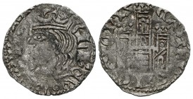 ALFONSO XI (1312-1350). Cornado. (Ae. 0,70g/19mm). Toledo. T en puerta del castillo. (FAB-349) MBC+.