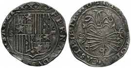 REYES CATOLICOS (1474-1504). 4 Reales. (Ar. 13,21g/32mm). Sevilla. (Cal-2019-564). MBC+.