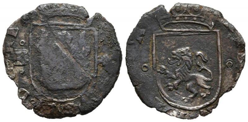 FELIPE II (1556-1598). Cuartillo (8 1/2 Maravedís). (Ve. 2,28g/21mm). S/D . Burg...