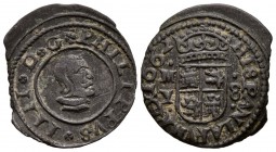 FELIPE IV (1621-1665). 8 Maravedís. (Ae. 1,96g/20mm). 1662. Madrid Y. (Cal-2019-363). MBC.