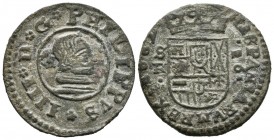 FELIPE IV (1621-1665). 16 Maravedís (Ae. 4,45g/24mm). 1662. Sevilla R. (Cal-2019-494). MBC+.