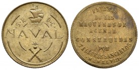ESTADO ESPAÑOL. (1936-1975). 1 Peseta. Prueba. (Ae. 3,45g/21mm). 1948. Talleres San Carlos, Cádiz. (Cal-2019-No). EBC+.