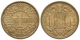 ESTADO ESPAÑOL. 1 Peseta. (AlCu. 3,40g/21mm). 1944. Madrid. (Cal-2019-44). SC.