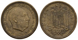 ESTADO ESPAÑOL (1939-1975). 1 Peseta. (AlAe. 3,45g/20mm). 1947 *19-51. Madrid. (Cal-2019-51). MBC+.