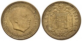 ESTADO ESPAÑOL (1939-1975). 1 Peseta. (AlAe. 3,55g/20mm). 1947 *19-54. Madrid. (Cal-2019-54). SC-.
