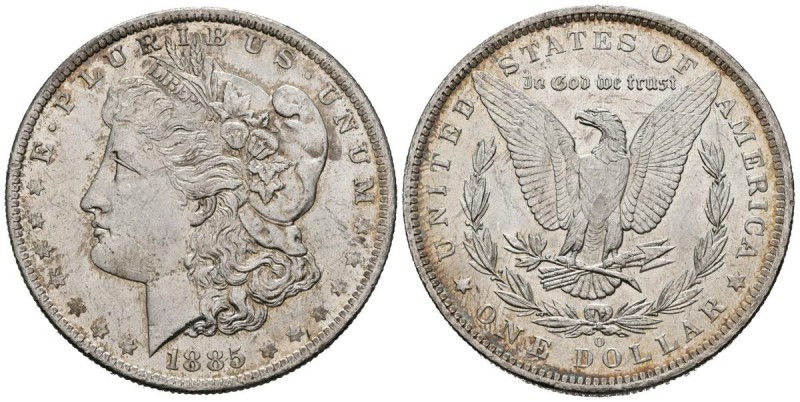 ESTADOS UNIDOS DE AMÉRICA. 1 Dollar (Ar. 26,73g/38mm). 1885. Nueva Orleans. O. (...